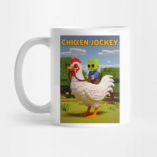 Chicken-Jockey - Funny Alien riding chicken Mug